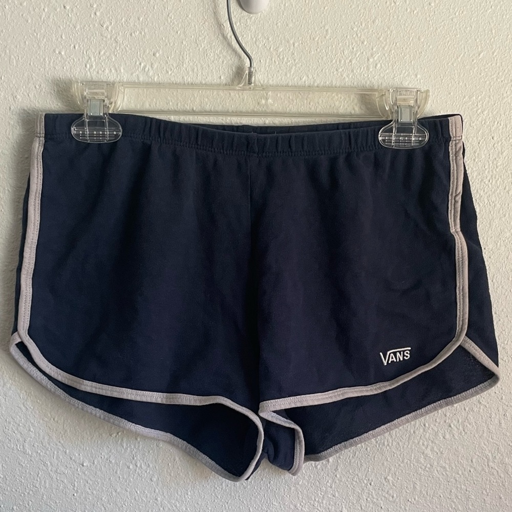 Vans Women’s Fleece Shorts Navy Blue Size S